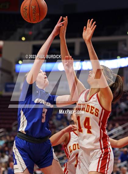 Thumbnail 2 in Our Lady of Lourdes Regional vs. Union Area (PIAA 1A Championship) photogallery.