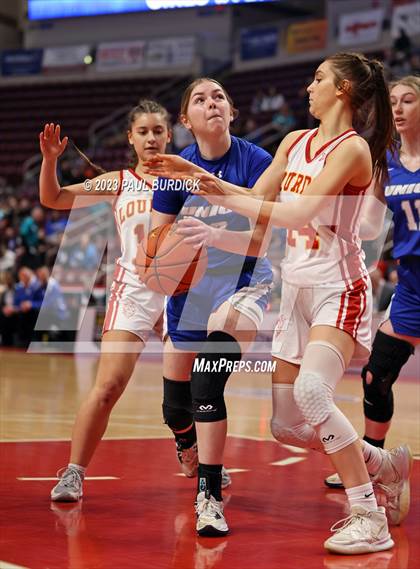 Thumbnail 3 in Our Lady of Lourdes Regional vs. Union Area (PIAA 1A Championship) photogallery.