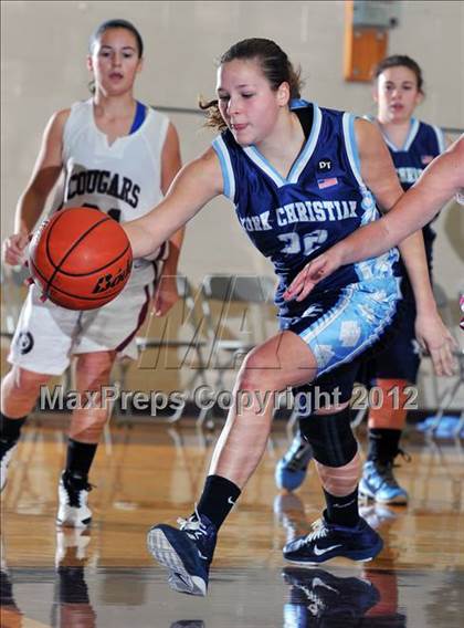 Thumbnail 3 in York Christian vs. Lancaster Country Day photogallery.