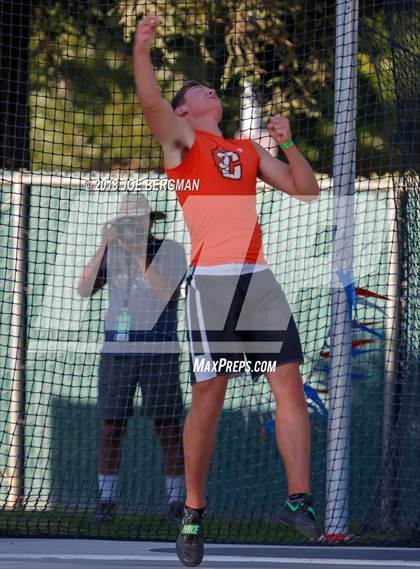 Thumbnail 1 in CIF State Track and Field Championships (Boys Discus Prelim) photogallery.