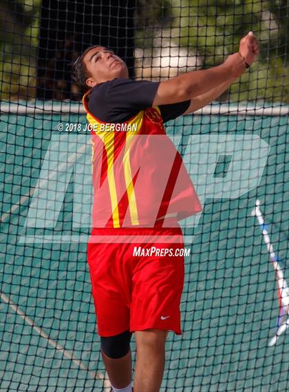 Thumbnail 3 in CIF State Track and Field Championships (Boys Discus Prelim) photogallery.