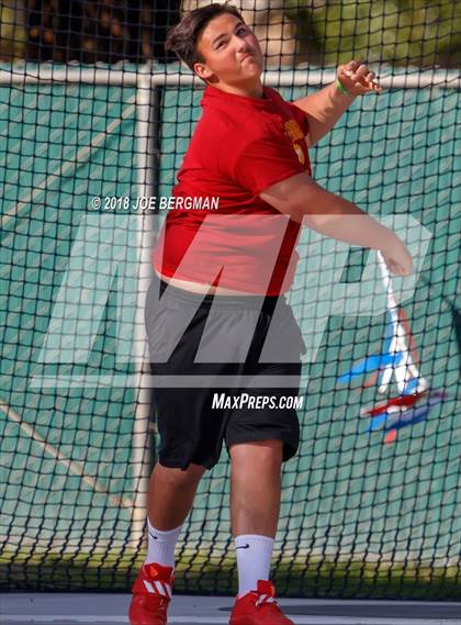 Thumbnail 2 in CIF State Track and Field Championships (Boys Discus Prelim) photogallery.