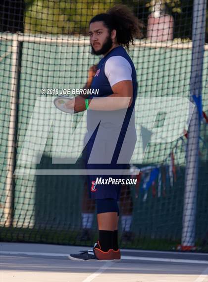 Thumbnail 3 in CIF State Track and Field Championships (Boys Discus Prelim) photogallery.