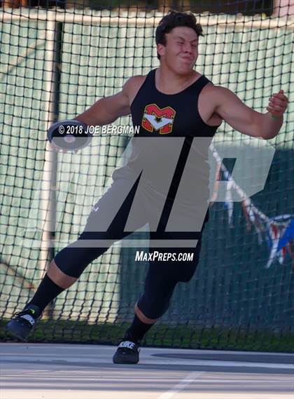 Thumbnail 2 in CIF State Track and Field Championships (Boys Discus Prelim) photogallery.