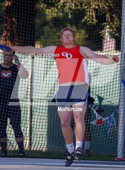 Thumbnail 1 in CIF State Track and Field Championships (Boys Discus Prelim) photogallery.