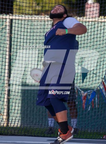 Thumbnail 3 in CIF State Track and Field Championships (Boys Discus Prelim) photogallery.