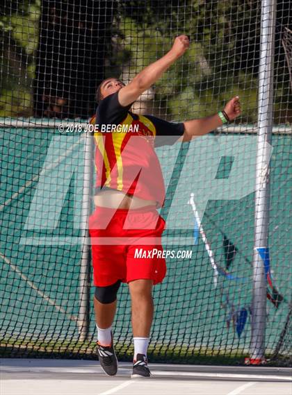 Thumbnail 2 in CIF State Track and Field Championships (Boys Discus Prelim) photogallery.