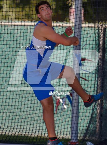 Thumbnail 1 in CIF State Track and Field Championships (Boys Discus Prelim) photogallery.