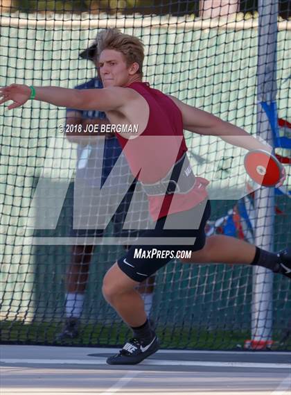 Thumbnail 3 in CIF State Track and Field Championships (Boys Discus Prelim) photogallery.