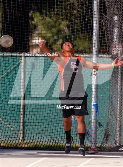 Thumbnail 2 in CIF State Track and Field Championships (Boys Discus Prelim) photogallery.