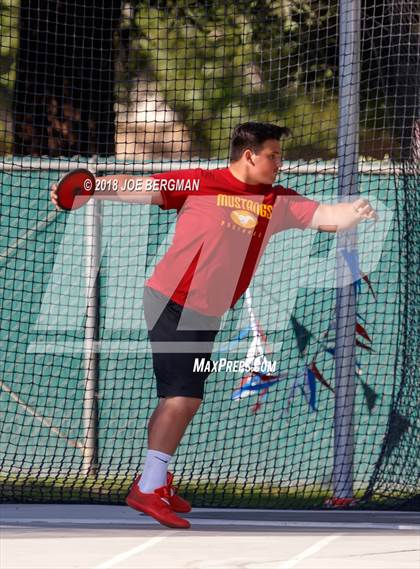 Thumbnail 2 in CIF State Track and Field Championships (Boys Discus Prelim) photogallery.