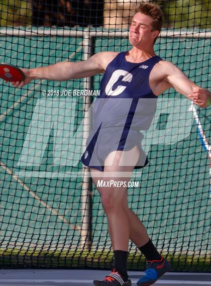 Thumbnail 2 in CIF State Track and Field Championships (Boys Discus Prelim) photogallery.