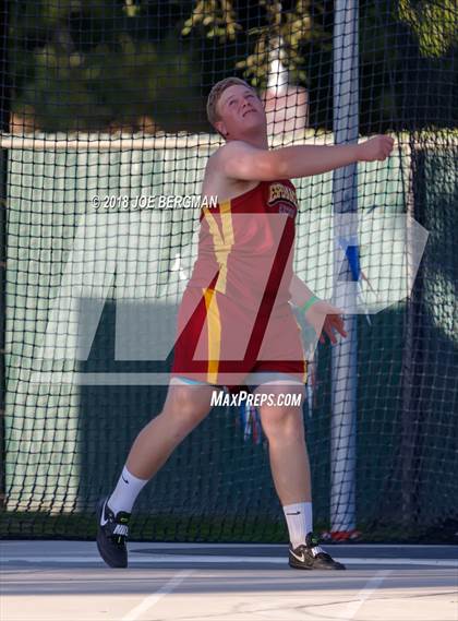 Thumbnail 1 in CIF State Track and Field Championships (Boys Discus Prelim) photogallery.