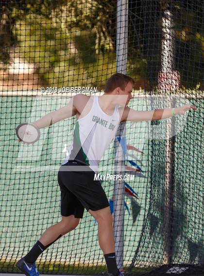 Thumbnail 3 in CIF State Track and Field Championships (Boys Discus Prelim) photogallery.
