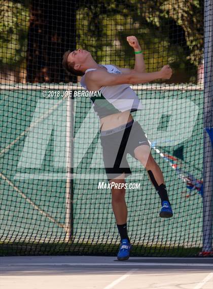 Thumbnail 3 in CIF State Track and Field Championships (Boys Discus Prelim) photogallery.