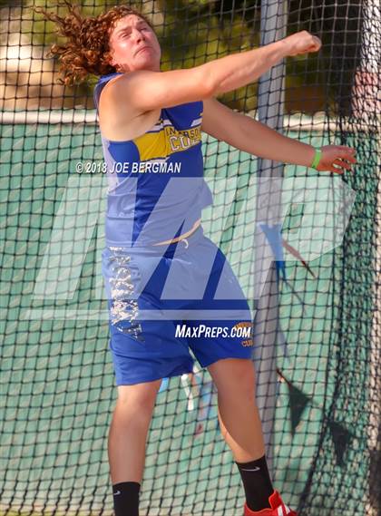 Thumbnail 1 in CIF State Track and Field Championships (Boys Discus Prelim) photogallery.