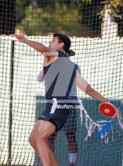 Thumbnail 2 in CIF State Track and Field Championships (Boys Discus Prelim) photogallery.