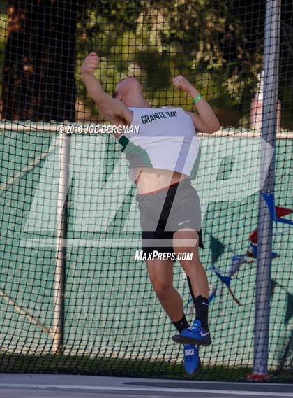 Thumbnail 1 in CIF State Track and Field Championships (Boys Discus Prelim) photogallery.