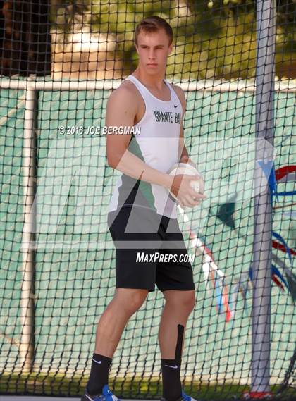 Thumbnail 2 in CIF State Track and Field Championships (Boys Discus Prelim) photogallery.