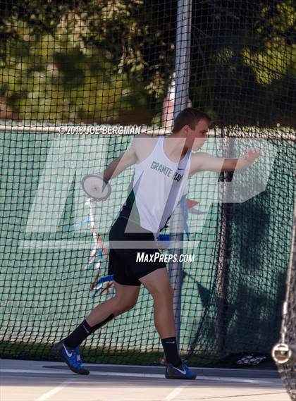 Thumbnail 2 in CIF State Track and Field Championships (Boys Discus Prelim) photogallery.