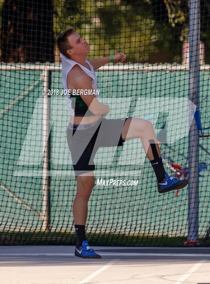 Thumbnail 1 in CIF State Track and Field Championships (Boys Discus Prelim) photogallery.