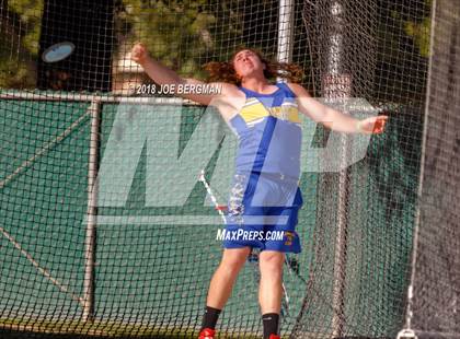 Thumbnail 3 in CIF State Track and Field Championships (Boys Discus Prelim) photogallery.