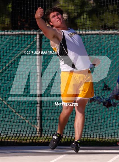 Thumbnail 2 in CIF State Track and Field Championships (Boys Discus Prelim) photogallery.