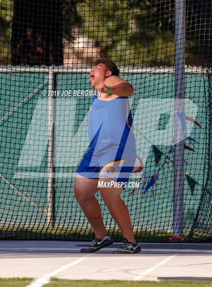 Thumbnail 2 in CIF State Track and Field Championships (Boys Discus Prelim) photogallery.