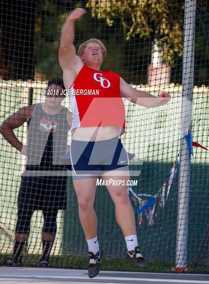 Thumbnail 2 in CIF State Track and Field Championships (Boys Discus Prelim) photogallery.
