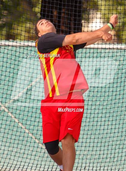 Thumbnail 3 in CIF State Track and Field Championships (Boys Discus Prelim) photogallery.