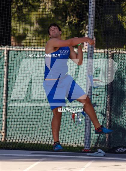 Thumbnail 3 in CIF State Track and Field Championships (Boys Discus Prelim) photogallery.