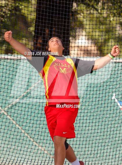 Thumbnail 2 in CIF State Track and Field Championships (Boys Discus Prelim) photogallery.