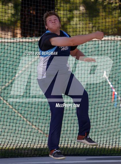 Thumbnail 1 in CIF State Track and Field Championships (Boys Discus Prelim) photogallery.