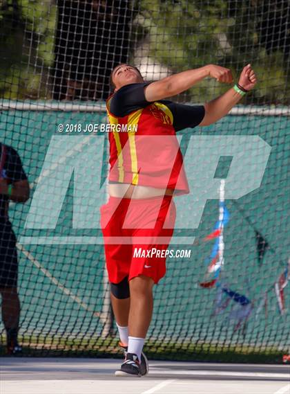 Thumbnail 2 in CIF State Track and Field Championships (Boys Discus Prelim) photogallery.