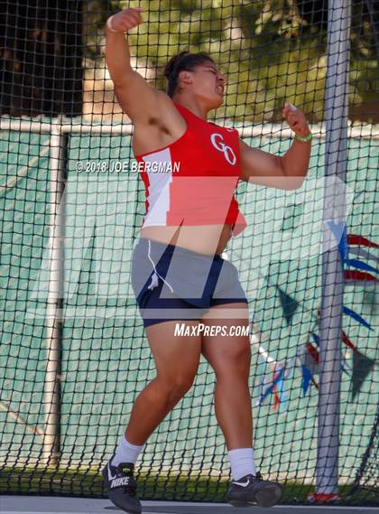 Thumbnail 1 in CIF State Track and Field Championships (Boys Discus Prelim) photogallery.