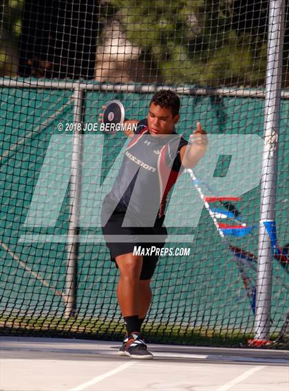 Thumbnail 3 in CIF State Track and Field Championships (Boys Discus Prelim) photogallery.