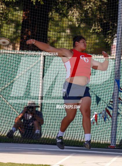 Thumbnail 2 in CIF State Track and Field Championships (Boys Discus Prelim) photogallery.