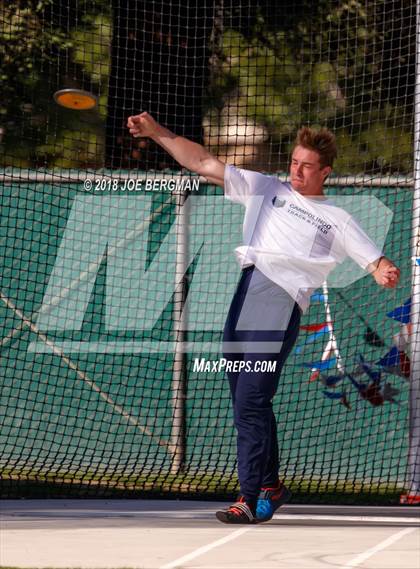 Thumbnail 3 in CIF State Track and Field Championships (Boys Discus Prelim) photogallery.