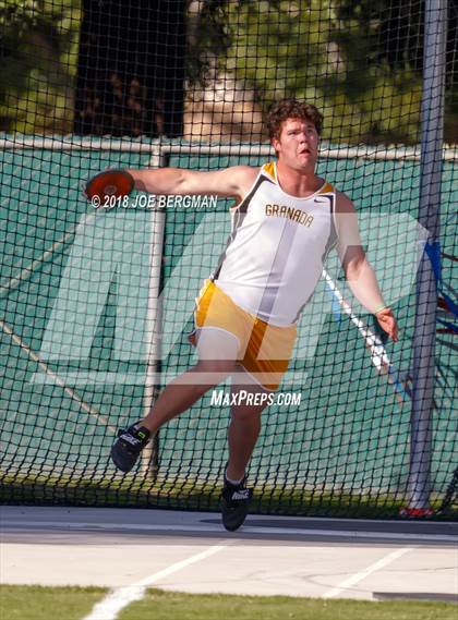 Thumbnail 3 in CIF State Track and Field Championships (Boys Discus Prelim) photogallery.