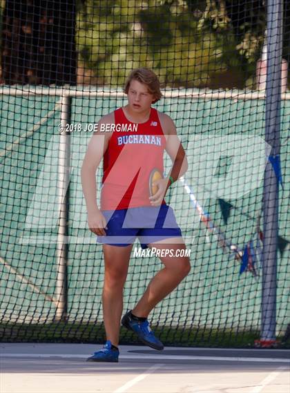 Thumbnail 1 in CIF State Track and Field Championships (Boys Discus Prelim) photogallery.