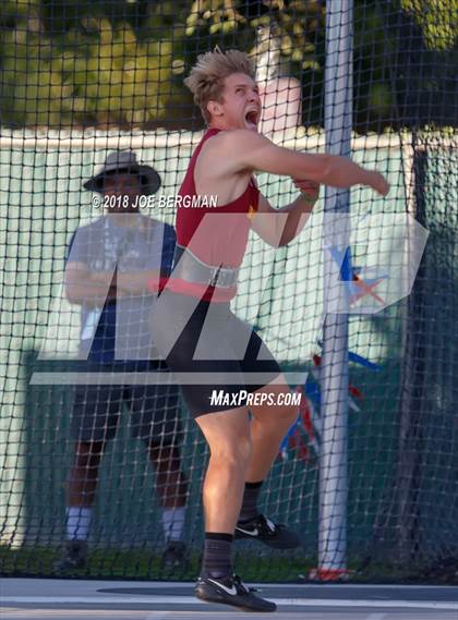 Thumbnail 3 in CIF State Track and Field Championships (Boys Discus Prelim) photogallery.