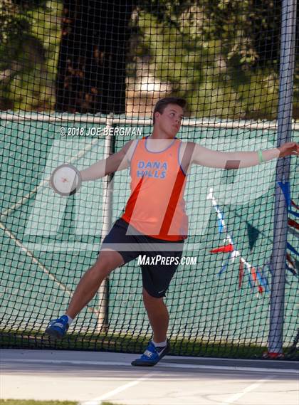 Thumbnail 2 in CIF State Track and Field Championships (Boys Discus Prelim) photogallery.