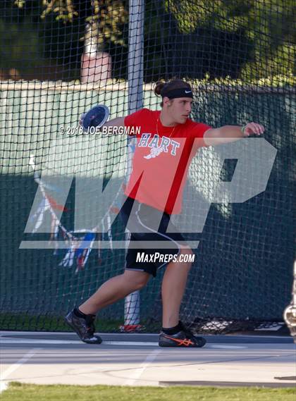 Thumbnail 1 in CIF State Track and Field Championships (Boys Discus Prelim) photogallery.