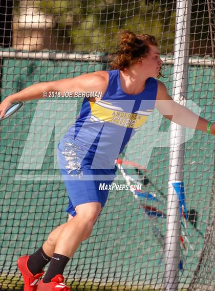 Thumbnail 2 in CIF State Track and Field Championships (Boys Discus Prelim) photogallery.