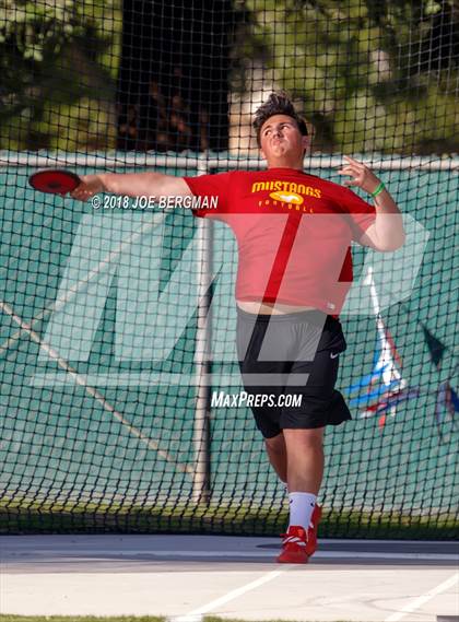 Thumbnail 3 in CIF State Track and Field Championships (Boys Discus Prelim) photogallery.