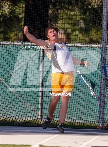Thumbnail 1 in CIF State Track and Field Championships (Boys Discus Prelim) photogallery.