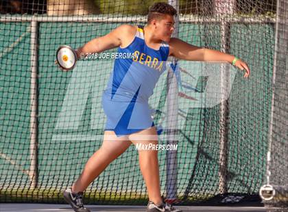 Thumbnail 2 in CIF State Track and Field Championships (Boys Discus Prelim) photogallery.