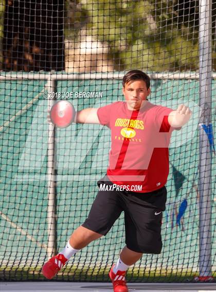 Thumbnail 1 in CIF State Track and Field Championships (Boys Discus Prelim) photogallery.
