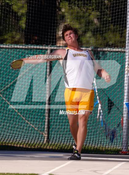 Thumbnail 3 in CIF State Track and Field Championships (Boys Discus Prelim) photogallery.