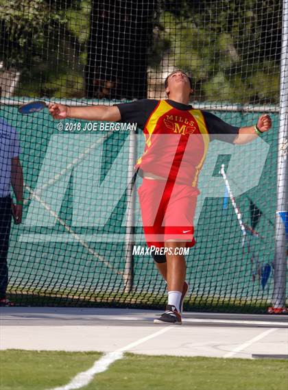 Thumbnail 1 in CIF State Track and Field Championships (Boys Discus Prelim) photogallery.